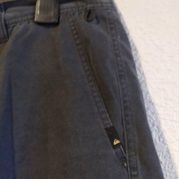 Quiksilver Amphibian Shorts 33 black cargo water dry fast summer board - Picture 6 of 12